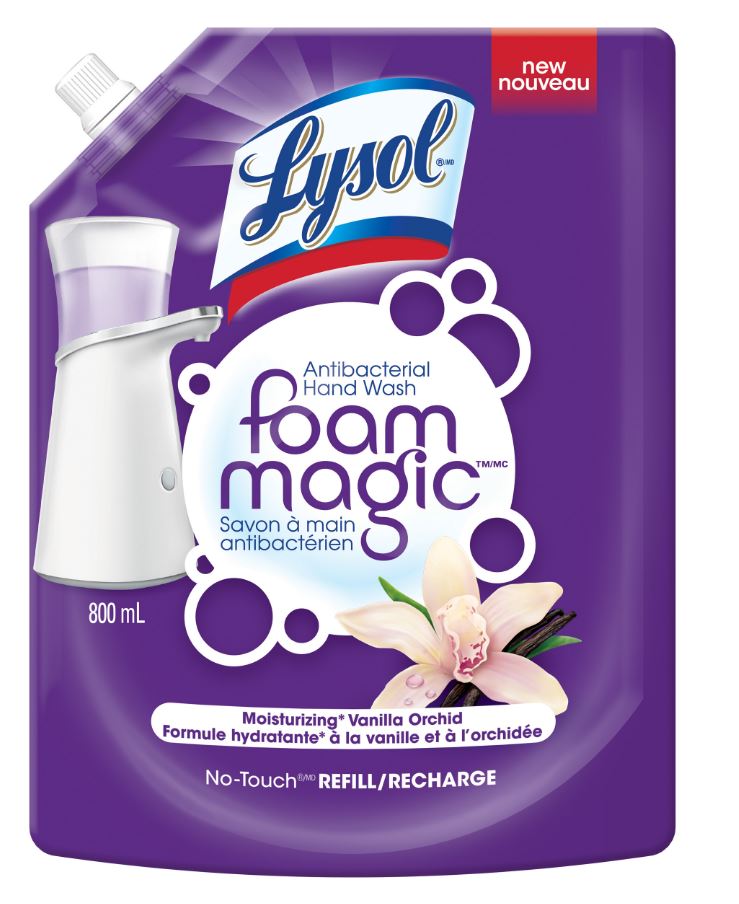 LYSOL Foam Magic NoTouch  Vanilla Orchid Canada